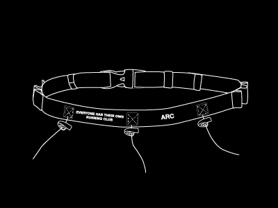 Race Bib Belt